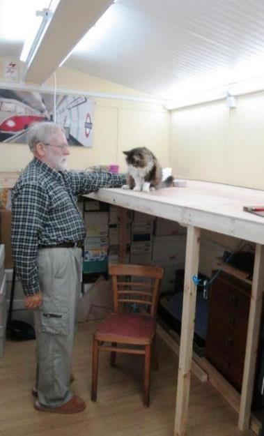 As part of his inspection, Moser patiently undertook the first static load test of the baseboard
www.EwhurstGreen.com 
